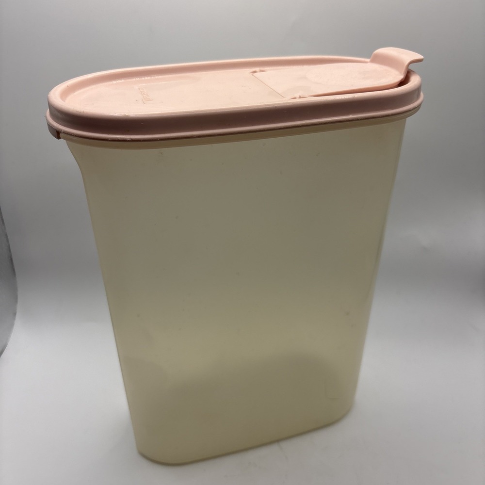 Tupperware Modular Mates 9-3/4 Cup Oval Pitcher #1614-7 Pink Pour Spout Lid 2.3L